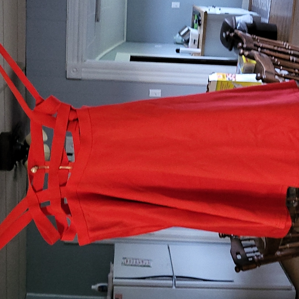 Allegra K red top